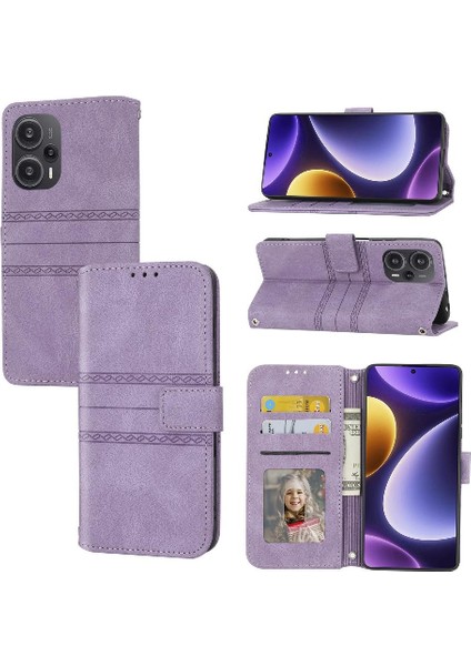 Xiaomi Redmi Not 12 Turbo Için Flip Case Pu Deri Darbeye Koruyucu (Yurt Dışından)