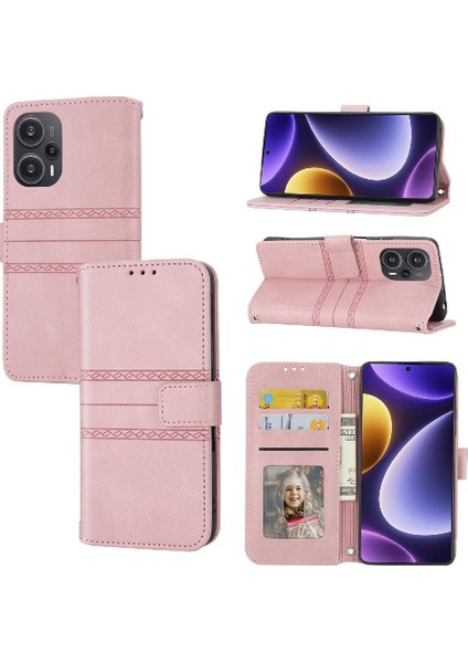 Xiaomi Redmi Not 12 Turbo Için Flip Case Pu Deri Darbeye Koruyucu (Yurt Dışından)