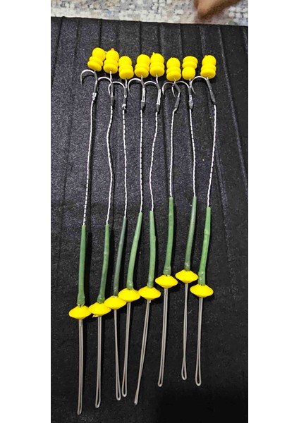 15 Takım(Sarı Kubbe) Renkler Sazan Yemleme (Tekne ve Botu)(Rig ve Boli) Yüzen Model 15 Adet fırsatları