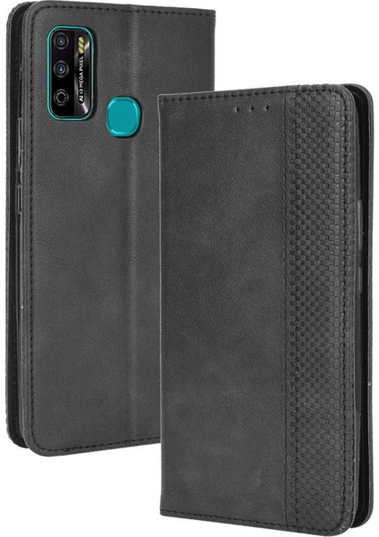 Infinix Sıcak 9 Oyun Cüzdan Pu Deri Manyetik Kapatma Için Kılıf (Yurt Dışından)