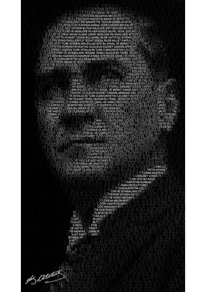 Atatürk Gençliğe Hitabe Hediyelik Ev Dekarasyon Kanvas Tablo Canvas ( Ölçü Seçmeyi Unutmayınız : ) fiyatları
