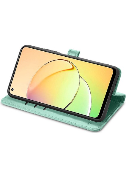 Realme 10 Flip Kapak Kılıf Için Kılıf Kısa Kayış Karikatür Hayvanlar (Yurt Dışından) modelleri