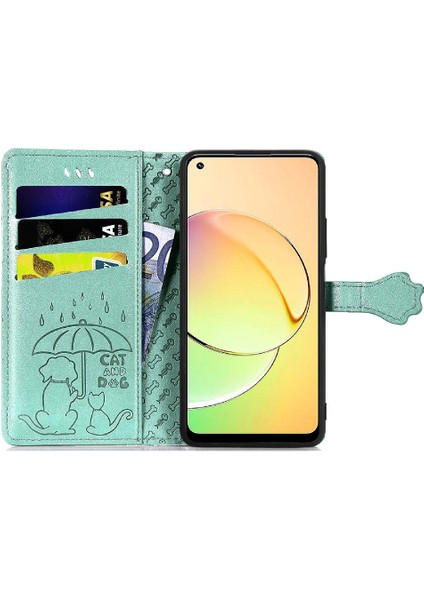 Realme 10 Flip Kapak Kılıf Için Kılıf Kısa Kayış Karikatür Hayvanlar (Yurt Dışından) fırsatları