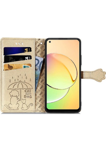 Realme 10 Flip Kapak Kılıf Için Kılıf Kısa Kayış Karikatür Hayvanlar (Yurt Dışından) fırsatları