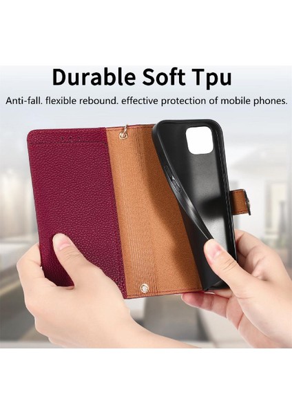 Iphone 12 Için Kılıf Promax Kordon Deri Kılıf Fermuar Aşk Cüzdan (Yurt Dışından) modelleri