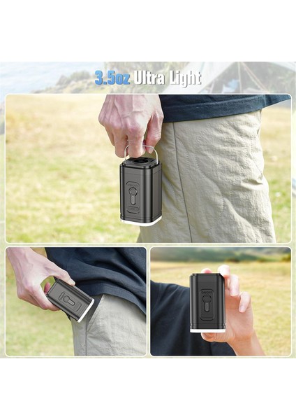 Işıklı Elektrikli Hava Pompası Kablosuz Hava Kompresörü USB Şarjlı Şişirme/söndürme Pompaları Açık Hava Kampı Için -A (Yurt Dışından) modelleri