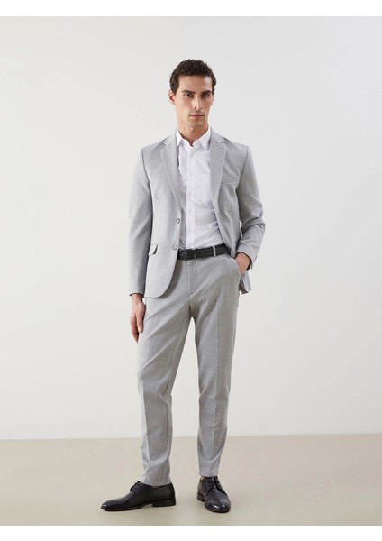 Lcwaıkıkı Formal Gri Slim Fit Erkek Pantolon