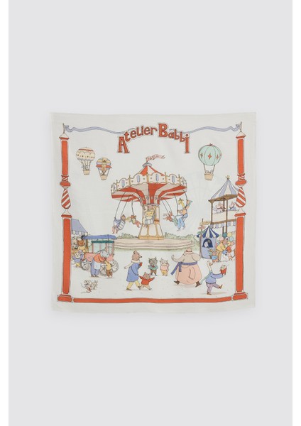 Çift Katlı Müslin Bebek Örtüsü - Funfair
