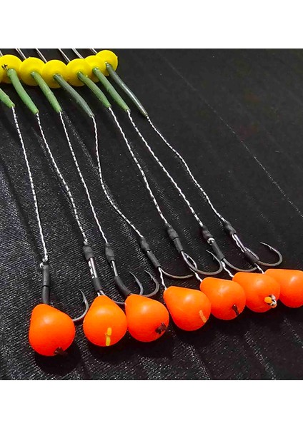 15 Takım(Damla Turuncu) Renkler Sazan Yemleme (Tekne ve Botu)(Rig ve Boli) Yüzen Model 15 Adet fırsatları