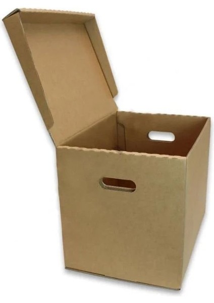 41X33X31 cm Kendinden Kapaklı Esmer Arşiv Kutusu 5 Adet fiyatları