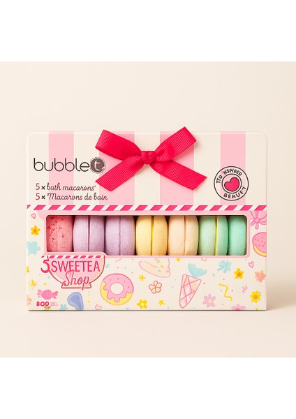 Sweetea Macaron Banyo Topu Seti 5 X 50 gr fiyatları
