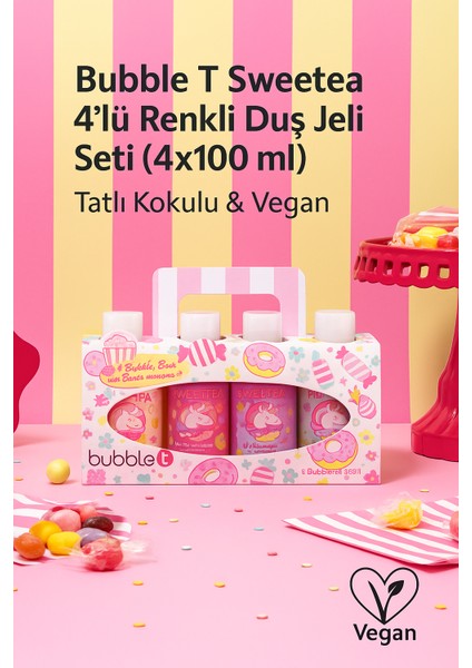 Sweetea Banyo Duş Jeli 4x100 Ml
