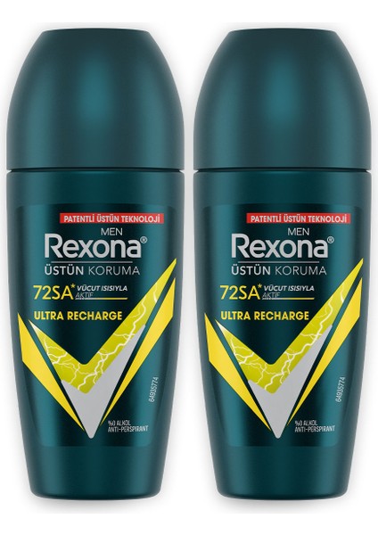 Men Üstün Koruma Erkek Roll On Deodorant Ultra Recharge 50 ml X2 fiyatları