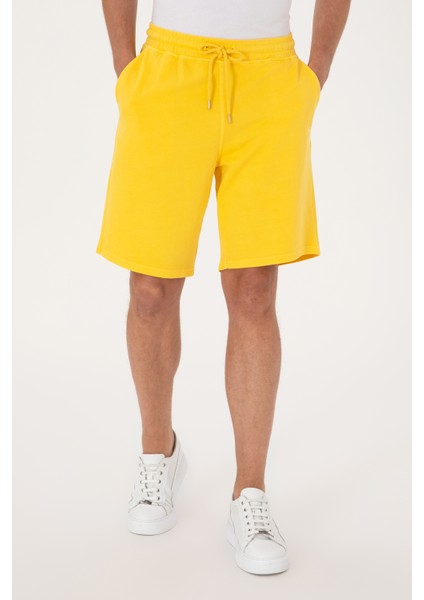 Erkek Koyu Sarı Şort (Örme) 50298037-VR094 fiyatları
