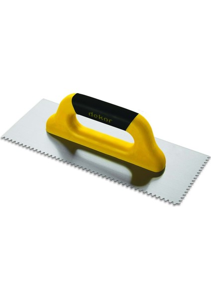 Seramik Malası Üçgen Dişli Kapalı Plastik Saplı 30CM