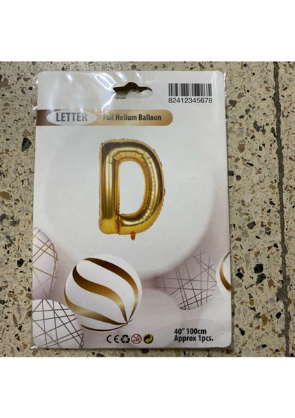 D - Gold Helyum Balon