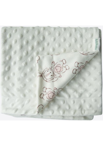 Tawky Polar Bebek Battaniyesi - Ekru Pembe - %100 Organik Pamuk - 80x100 cm fırsatları