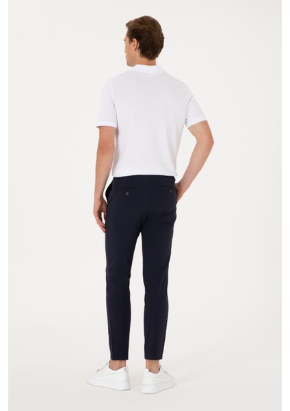 Erkek Lacivert Pantolon (Kanvas-Chino) 50308040-VR033 fırsatları