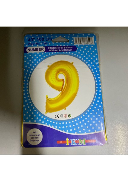 9 - Gold Helyum Balon