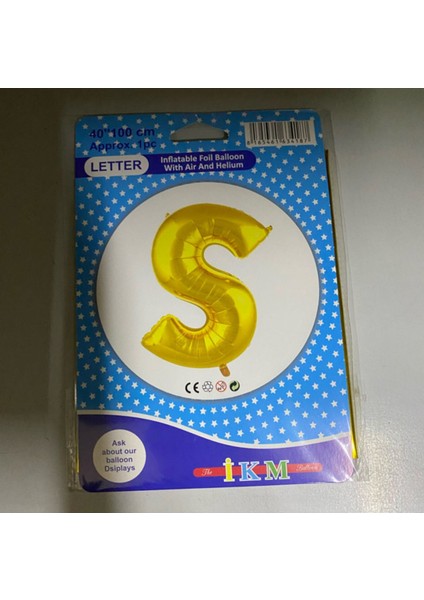 S - Gold Helyum Balon