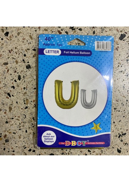 U - Gold Helyum Balon