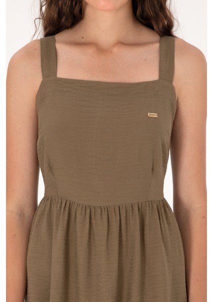 Kadın Haki Elbise (Dokuma) 50306637-VR027 indirimleri