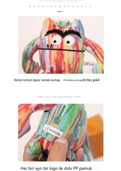 Yeni Renkli Küçük Canavar Peluş Bebek (Yurt Dışından) fırsatları
