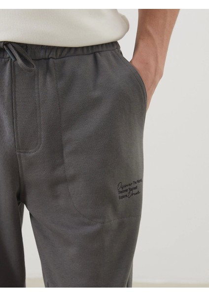 Xsıde Antrasit Standart Kalıp Erkek Jogger Eşofman Altı modelleri