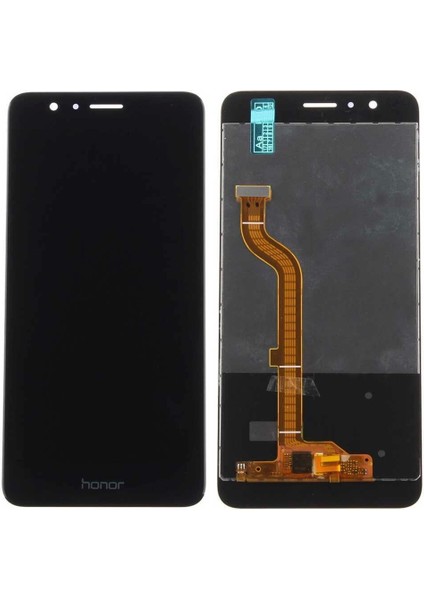 Honor 8 LCD Ekran Dokunmatik Çıtasız Siyah