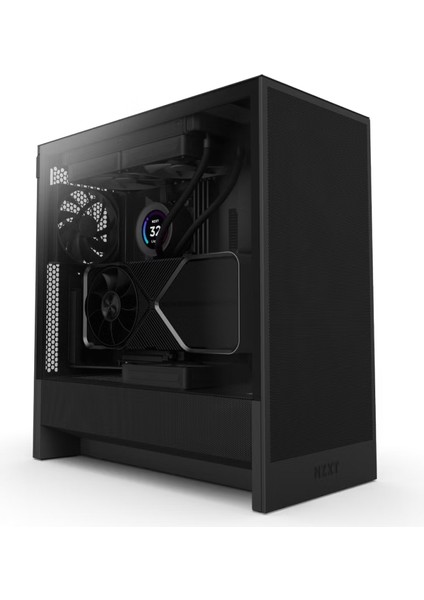 H Series H5 Flow CC-H52FB-01 Siyah Kasa + C750 PA-7B2BB-EU 750W 80+ Bronze Power Bundle