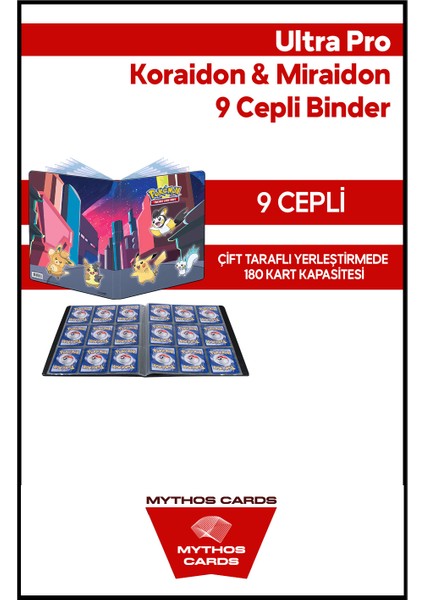 Ultra Pro - Koraidon & Miraidon 9 Cepli Binder