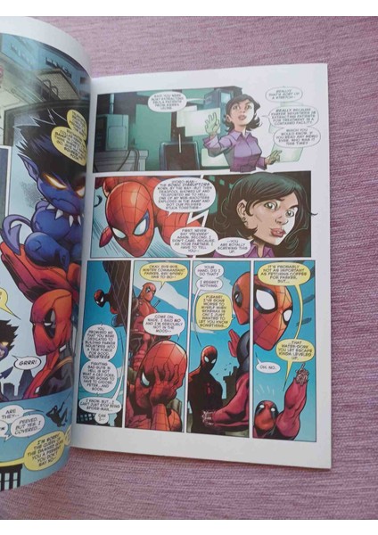 Örümcek Adam Deadpool #1 Joe Kelly Ed Mcguınness 2016 Nm Takım Çalışması Marvel Comics Ingilizce Usa 84 Sayfa Cok Temiz Kondisyonda fırsatları