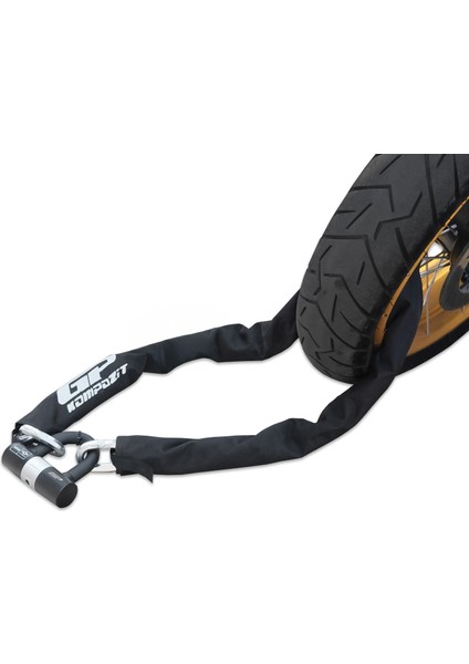 Universal 2 mt 10 mm Kesilmez Motosiklet Zinciri ve Kilidi modelleri