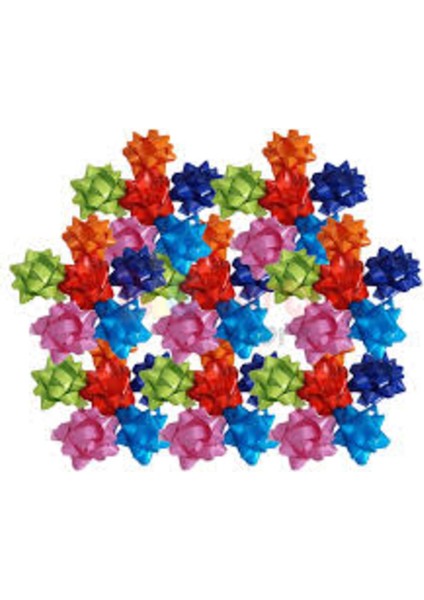 Renkli Metalize Kurdele Süsü 100LÜ