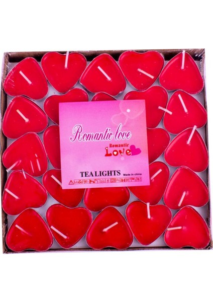 Tealight Kalpli Mum (50'li)