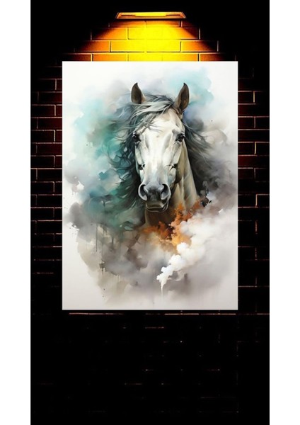 Özel Çizim At Duvar Dekarasyon Duvar Süsü Kanvas Tablo Canvas Ölçü Seçmeyi Unutmayınız :)