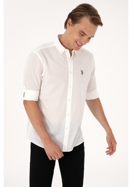 Erkek Krem Gömlek Desenli 50300223-VR071 modelleri