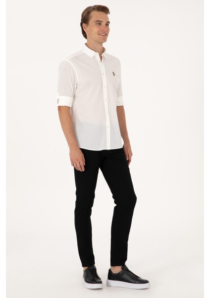 Erkek Krem Gömlek Desenli 50300223-VR071 fırsatları