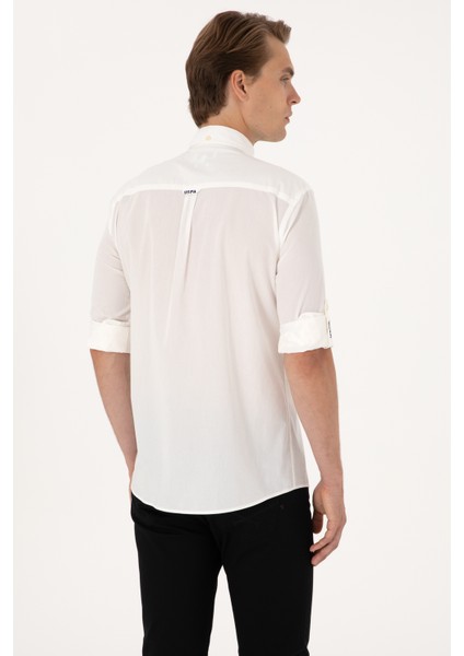 Erkek Krem Gömlek Desenli 50300223-VR071 indirimleri