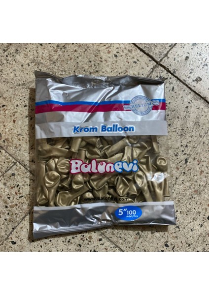Gold Krom Balon 5’’ (100ADET)