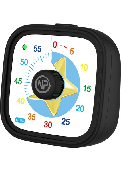 NPT31ST Mutfak,ders,yemek Için 60DK Analog Alarm Zamanlayıcı,pomodoro Öğrenci Motivasyon Saati