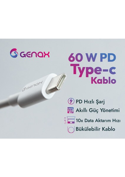 Power Delivery Destekli Type-C Şarj Kablosu fırsatları