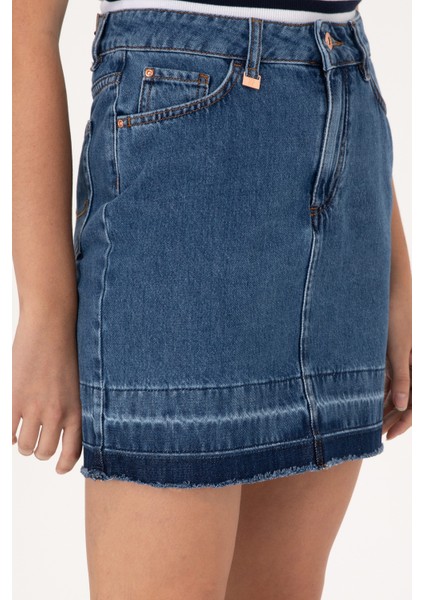 Kadın Mavi Etek (Jean) 50300136-DN0022 indirimleri