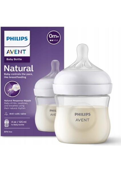 Natural Response PP Biberon 0 Ay+125ml SCY900/01