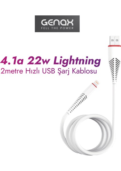 2 Metre iPhone Kablo – Tüm Modellerle Uyumlu