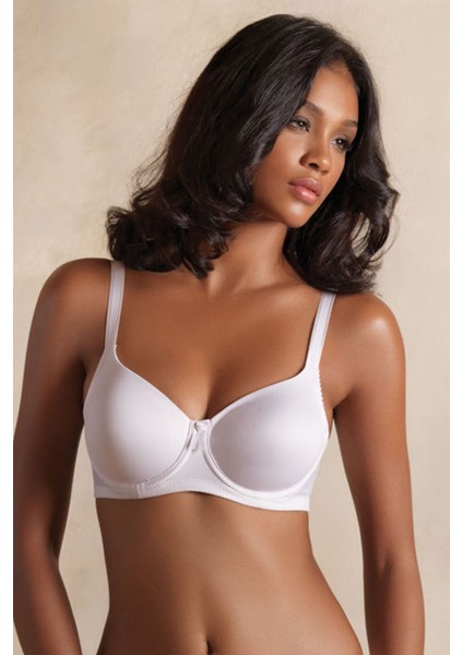 Beyaz Toparlayıcı Desteksiz Tek Sütyen 1950 Yeni