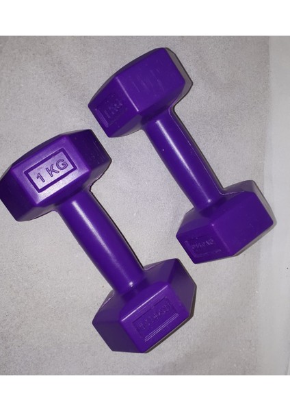 Plastik Dumbell Set 2 Adet 1 kg indirimleri
