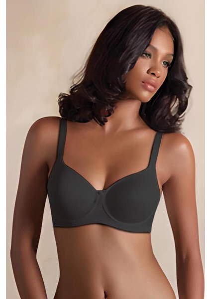 Kadın Siyah Balenli Toparlayıcı Minimizer Sütyen 1950