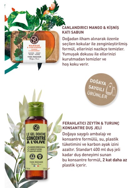 Canlandırıcı Zeytin-Turunç ve Mango Esintili Duş ve Bakım SETI-9916874 modelleri