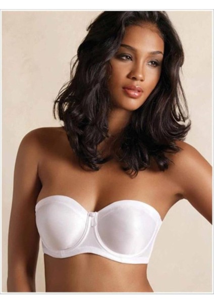 Balenli Toparlayıcı Straplez Sütyen D Kap Yeni Sezon